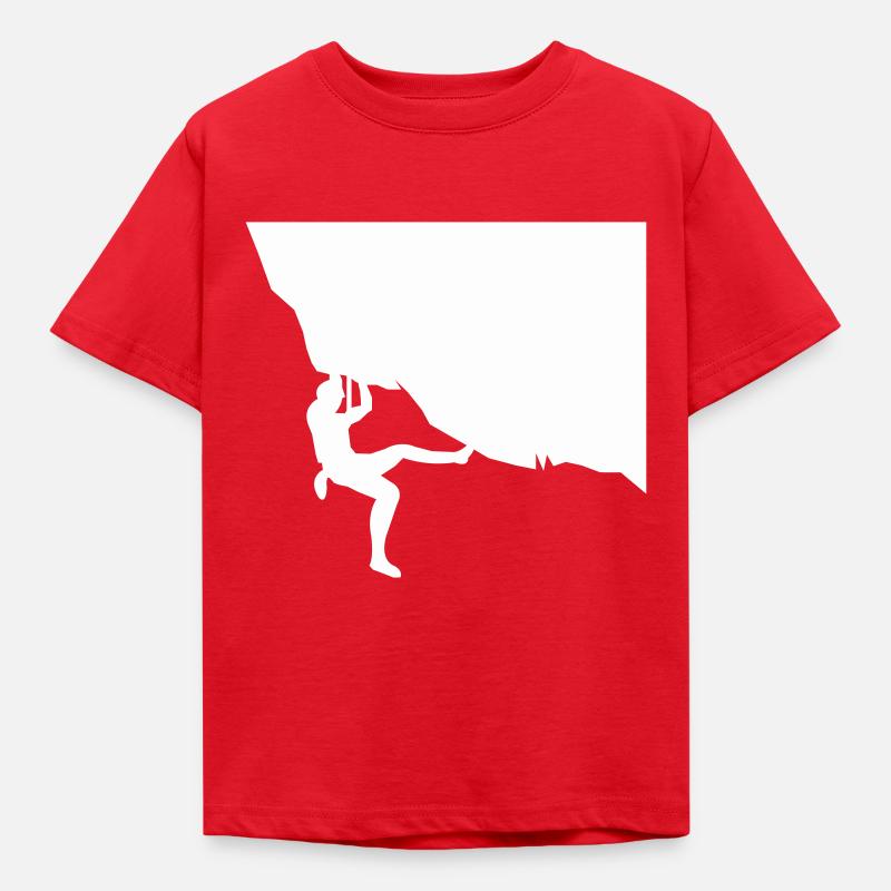 arrampicata - Maglietta per bambini - rosso