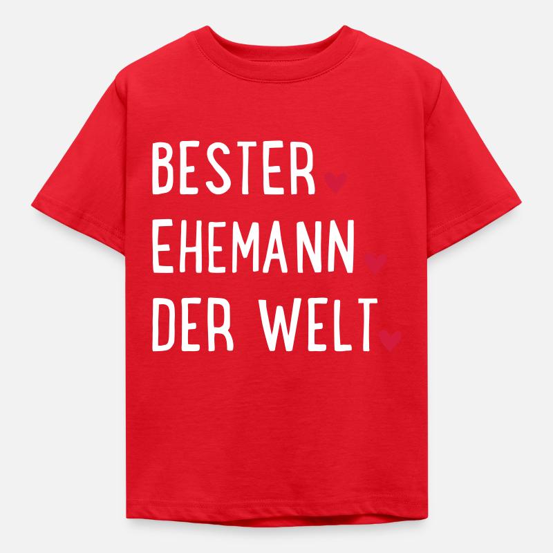 Ehemann - Kinder T-Shirt - Rot