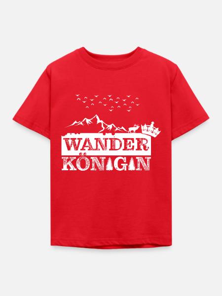 Wanderkönigin weiss - Kinder T-Shirt - Rot