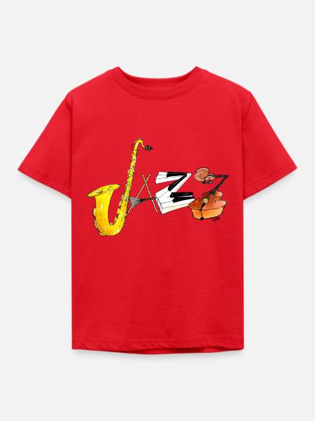 Jazz - Kinder T-Shirt - Rot