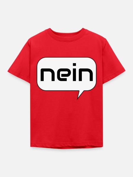 Nein - Kinder T-Shirt - Rot