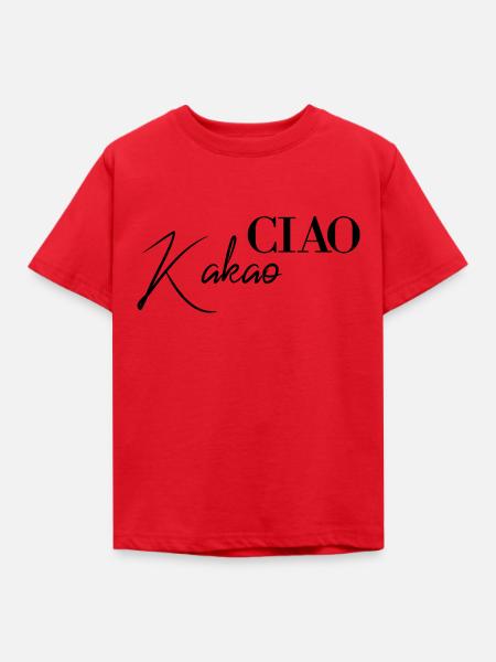 Ciao Kakao - Kinder T-Shirt - Rot