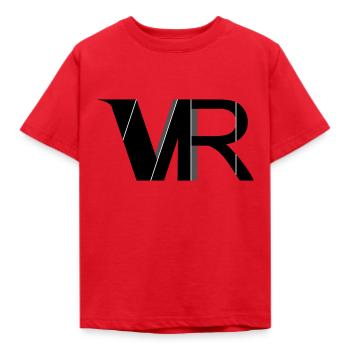 Vr - Kinder T-Shirt - Rot - Vorne - AI Model Kid Male (0cm)
