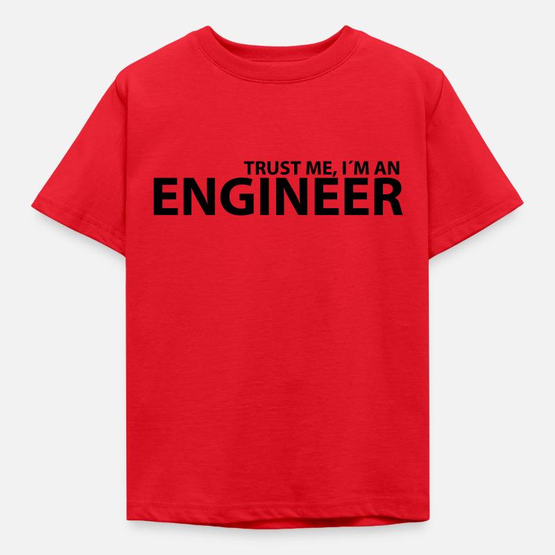 engineer - Kids' T-Shirt - red