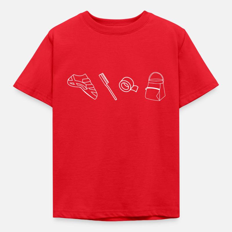 Bouldering Essentials - Kinder T-Shirt - Rot
