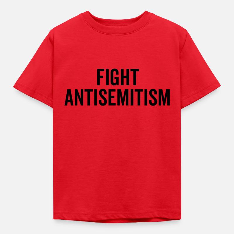 Kampf gegen Antisemitismus - Kinder T-Shirt - Rot