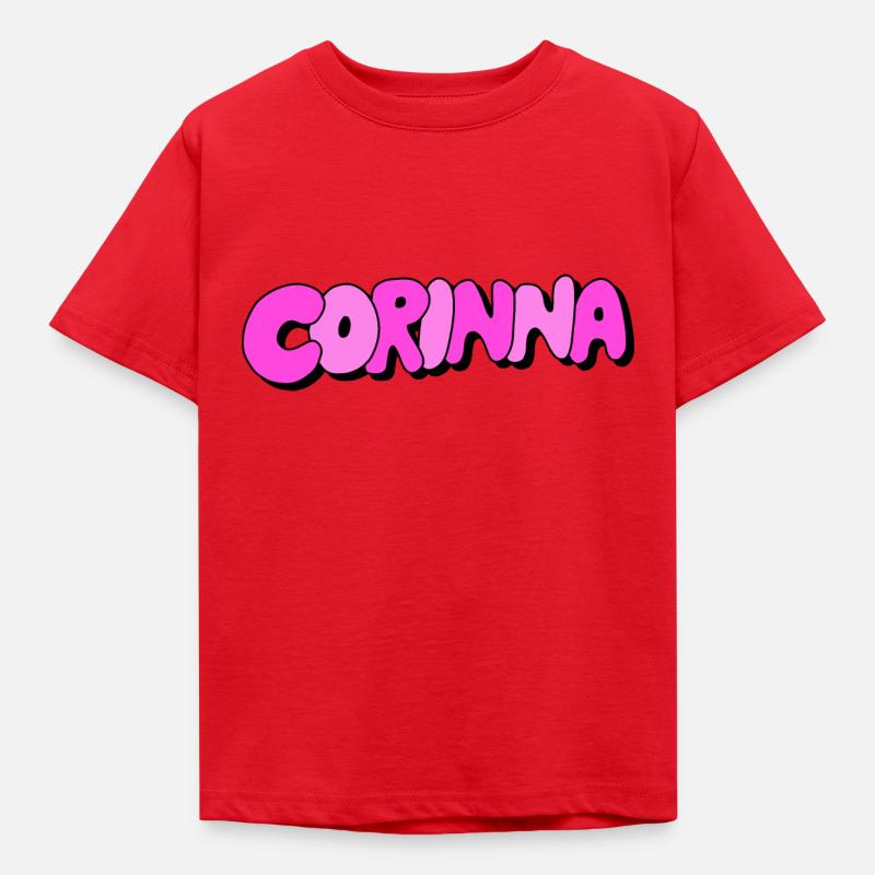 Corinna - Kinder T-Shirt - Rot