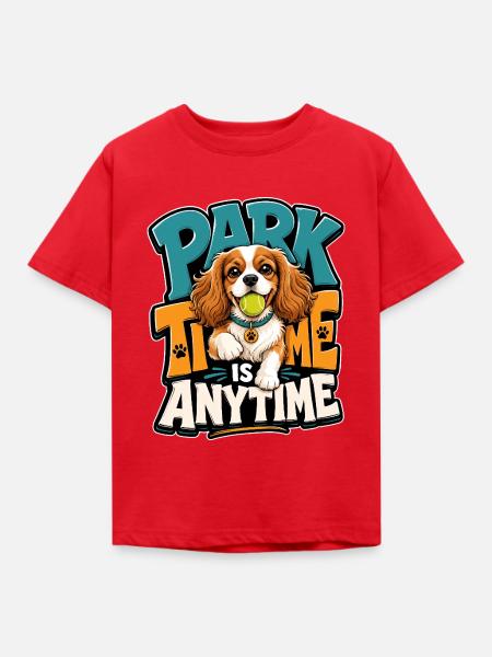 Kavallerier King Charles Spaniel - Kinder T-Shirt - Rot