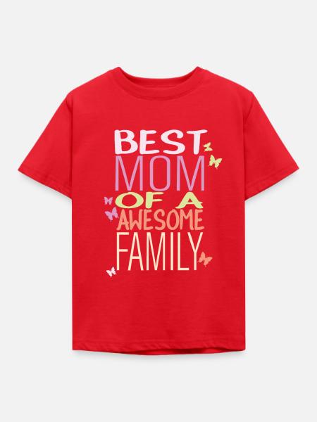 Beste Mama - Kinder T-Shirt - Rot
