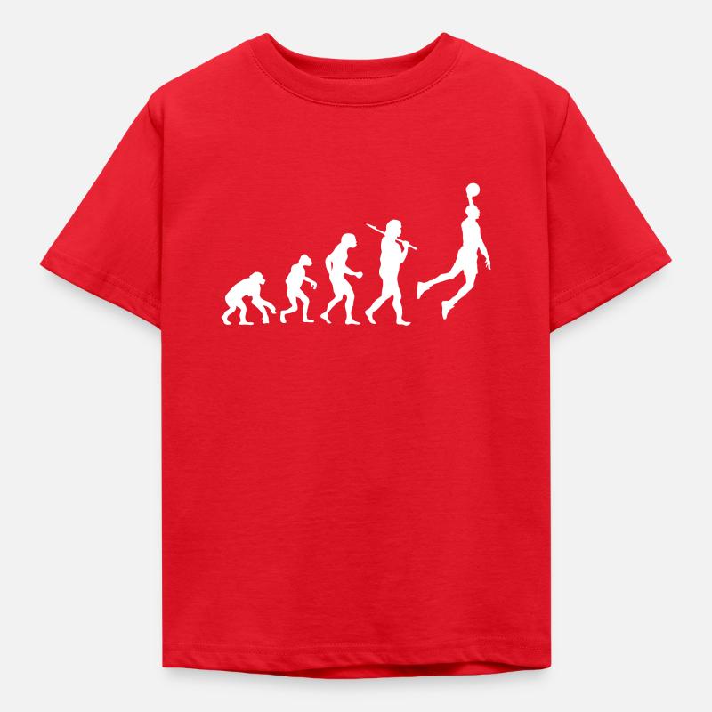 Evolution Basketball - T-shirt Enfant - rouge