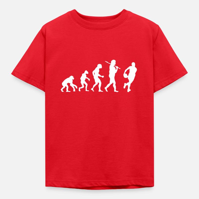 Evolution Rugby - T-shirt Enfant - rouge