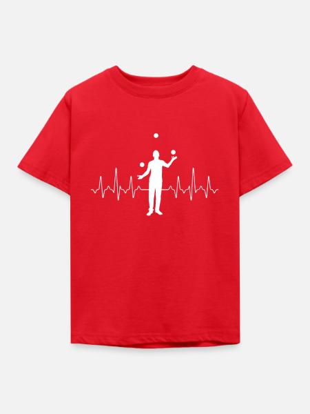 Jonglieren - Kinder T-Shirt - Rot