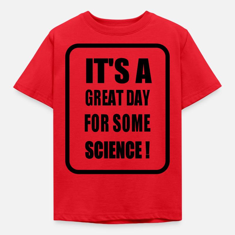 Science Day - Kids' T-Shirt - red
