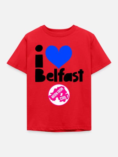 Belfast - Kinder T-Shirt - Rot