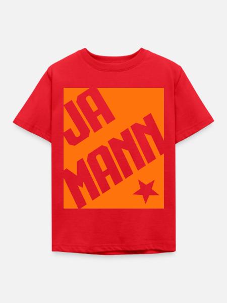 Ja Mann - Kinder T-Shirt - Rot