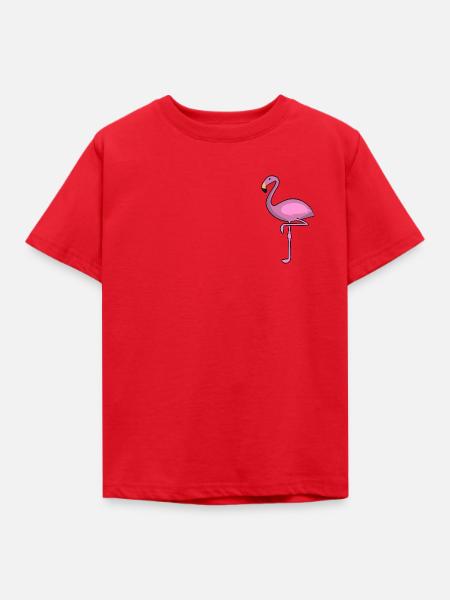 flamingo - Kinder T-Shirt - Rot