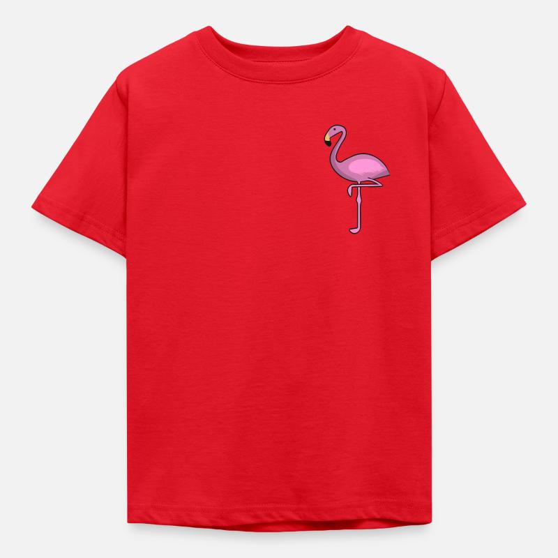 flamingo - Kinder T-Shirt - Rot