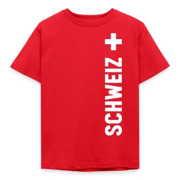 Schweiz - Kinder T-Shirt - Rot - Vorne - AI Model Kid Male (0cm)
