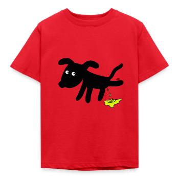Chien chiens - T-shirt Enfant - rouge - Devant - AI Model Kid Male (0cm)