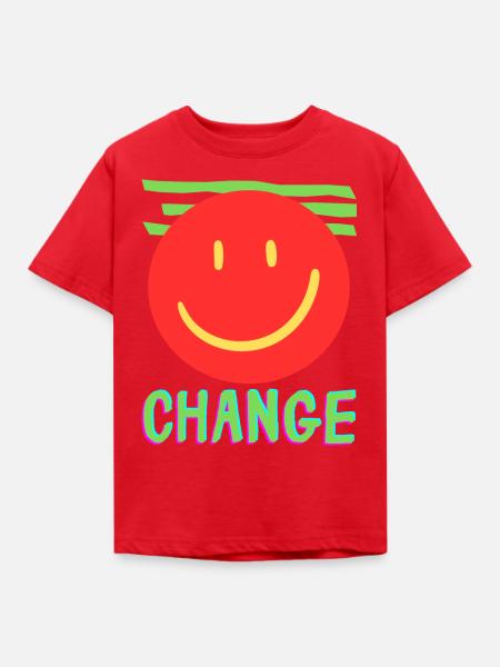 CHANGE - Kinder T-Shirt - Rot