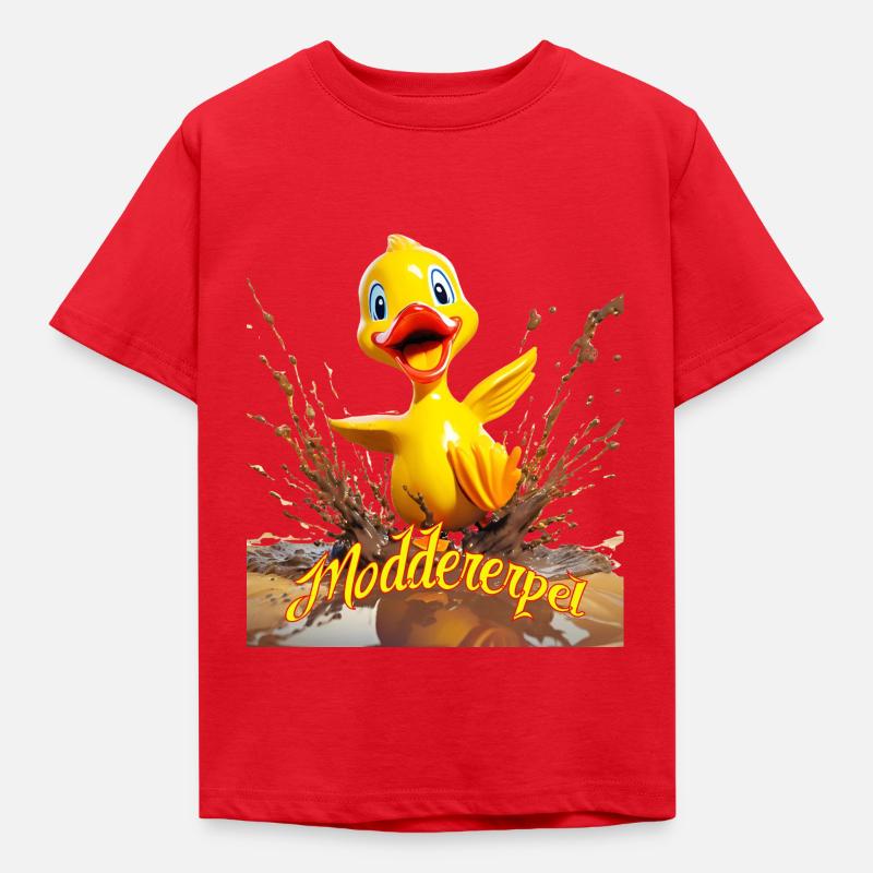Moddererpel - Kinder T-Shirt - Rot