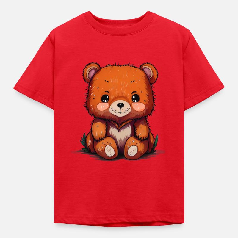 Kleiner Bär - Kinder T-Shirt - Rot