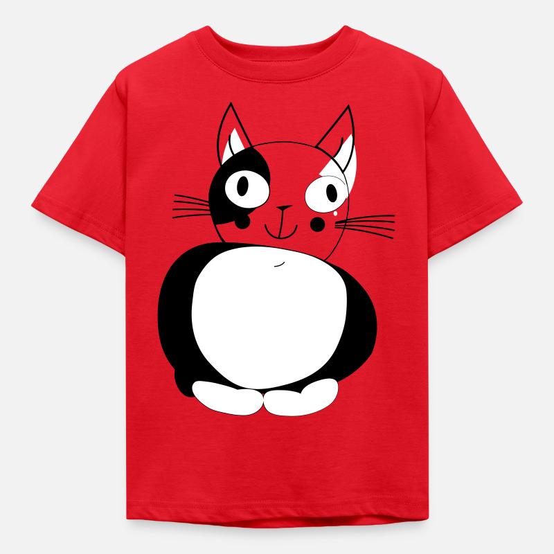 Chat - chat - T-shirt Enfant - rouge