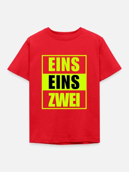 112 EINS EINS ZWEI - Kinder T-Shirt - Rot