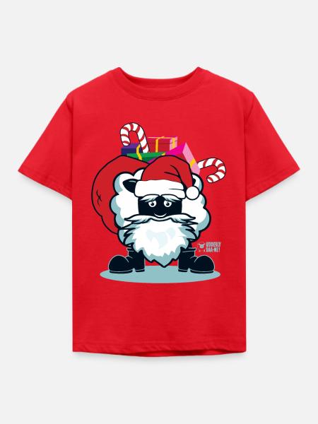 Der Weihnachtsmann? - Kinder T-Shirt - Rot