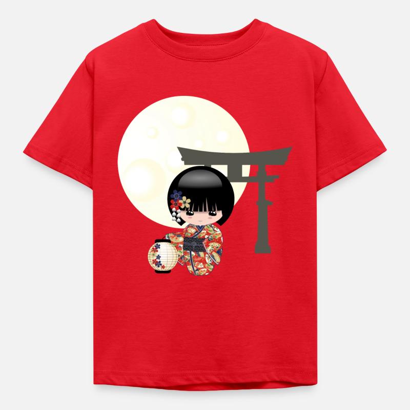 full moon - T-shirt Enfant - rouge