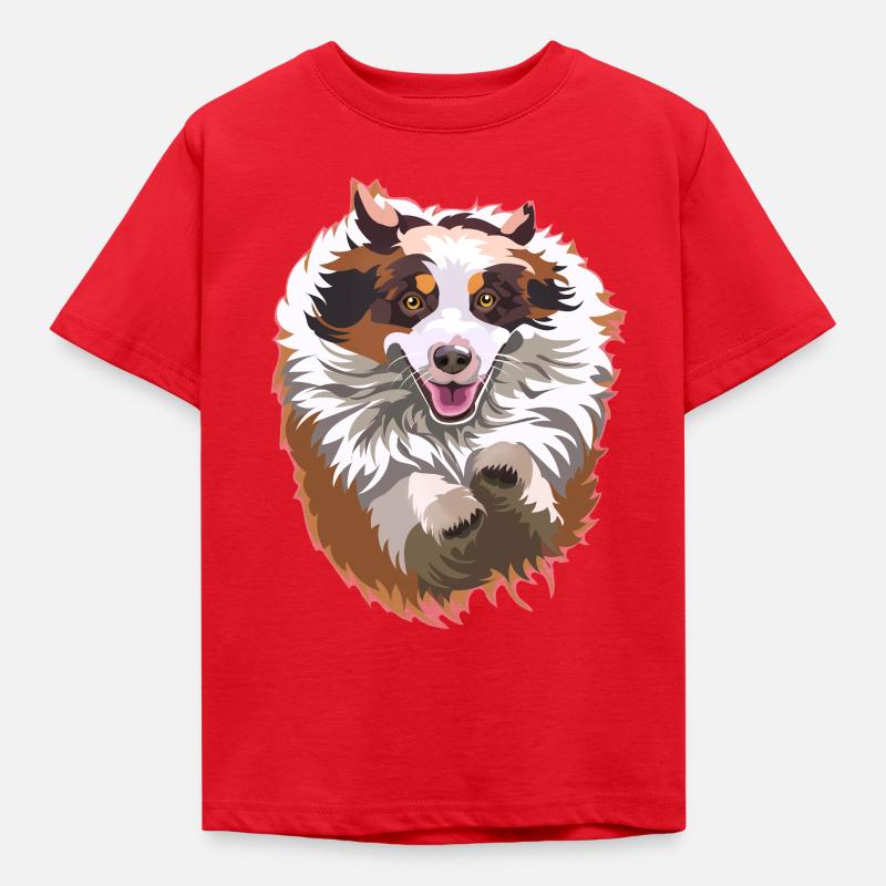 Aussie-Sprung - Kinder T-Shirt - Rot