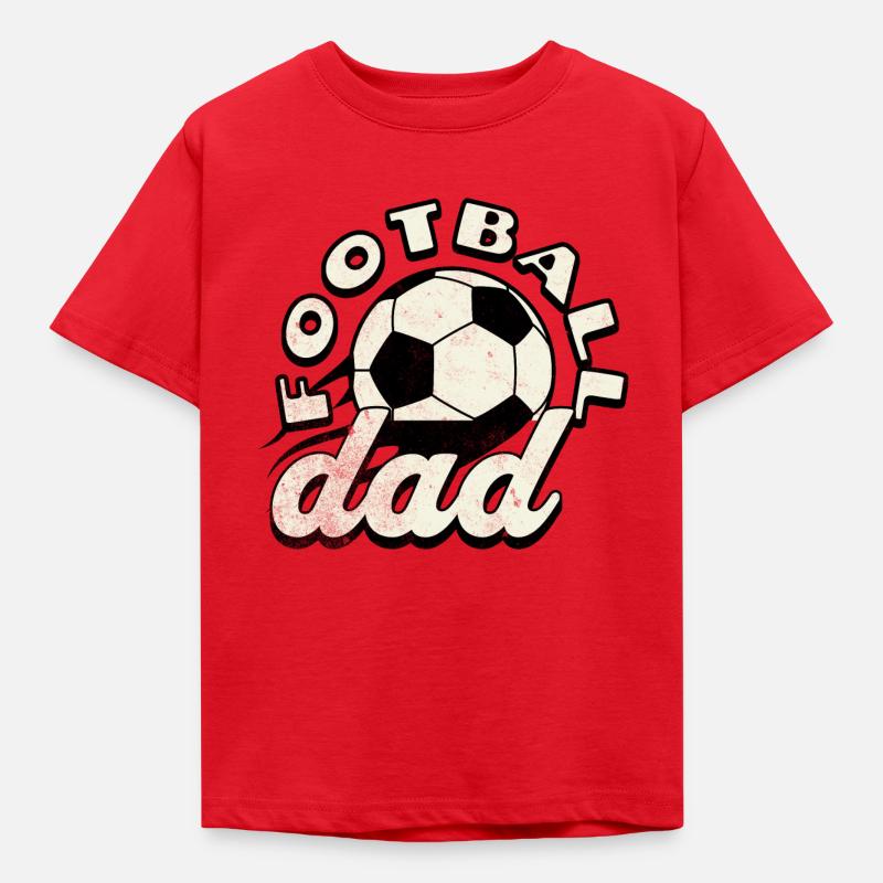 Fodboldfar: Den sejeste titel, en far kan have - Børne-T-shirt - rød