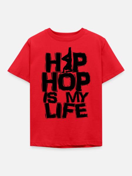 hip hop - Kinder T-Shirt - Rot