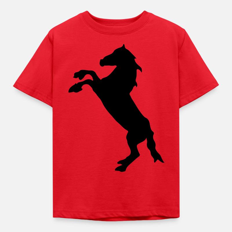 cheval - T-shirt Enfant - rouge