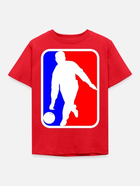 Bowling Logo - Kinder T-Shirt - Rot