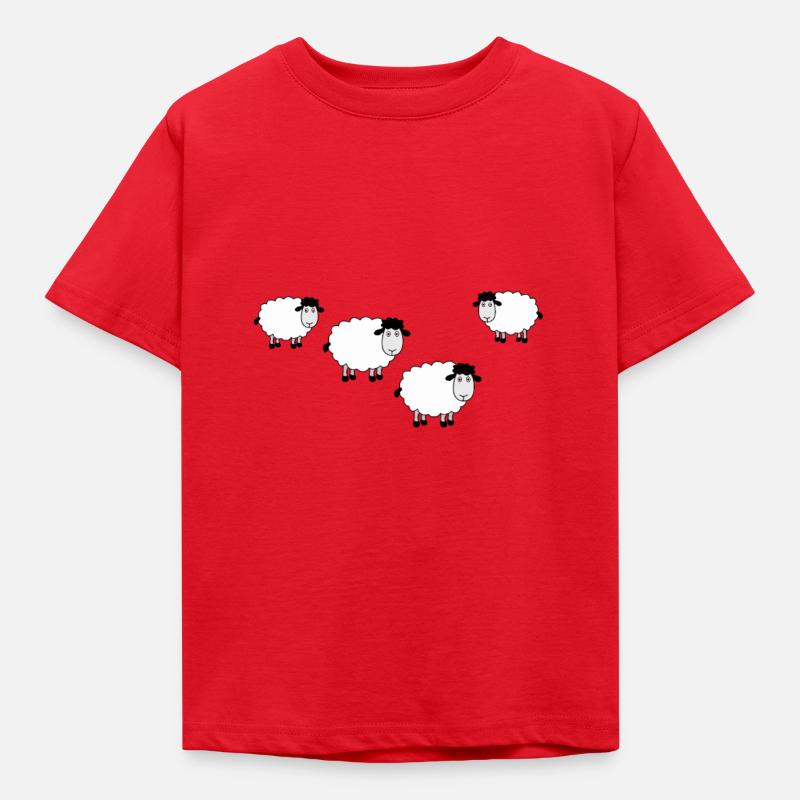 mouton - T-shirt Enfant - rouge