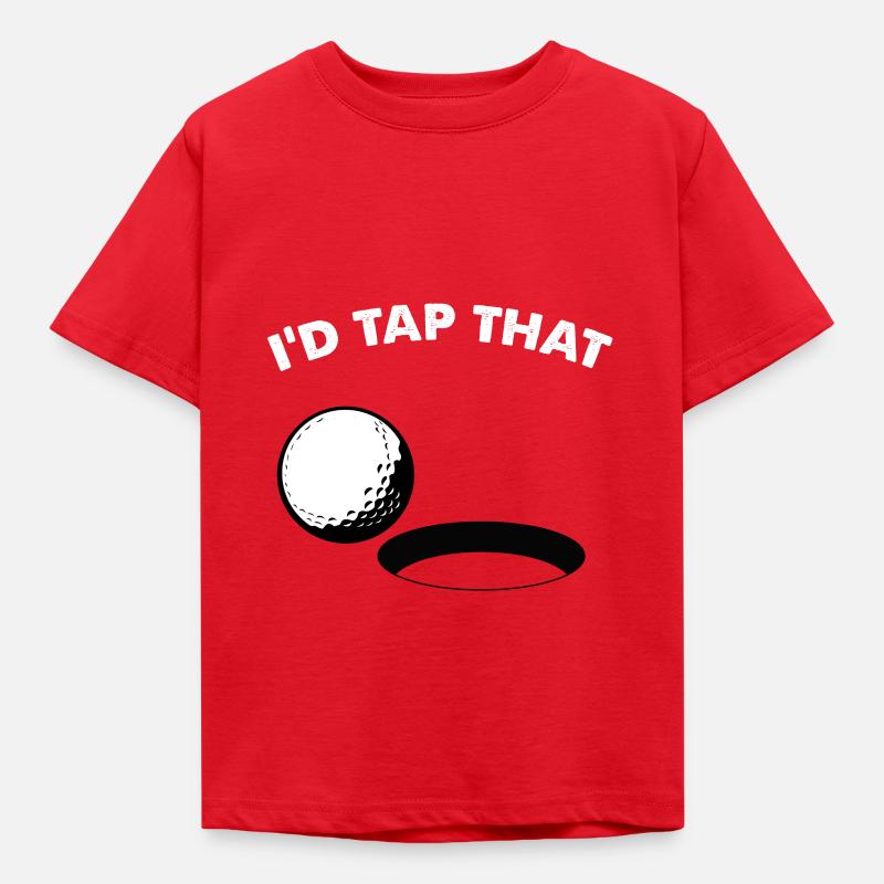 Golf - Kinder T-Shirt - Rot