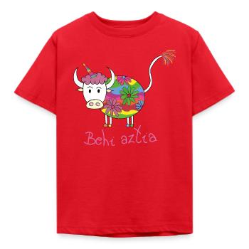 Behi aztia multi - T-shirt Enfant - rouge - Devant - AI Model Kid Male (0cm)