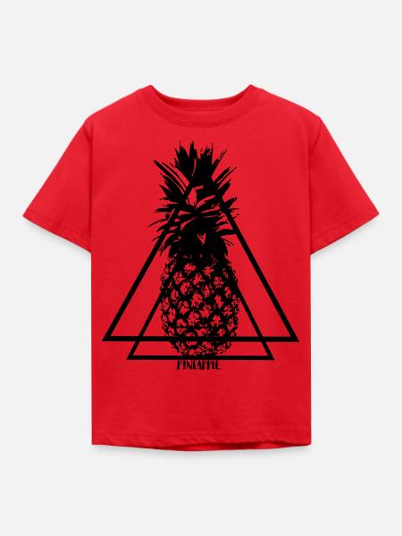 Pineapple - Kinder T-Shirt - Rot