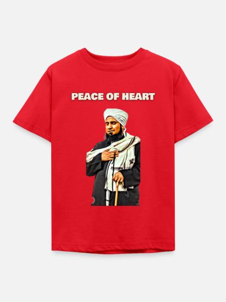FRIEDEN DES HERZENS - Kinder T-Shirt - Rot
