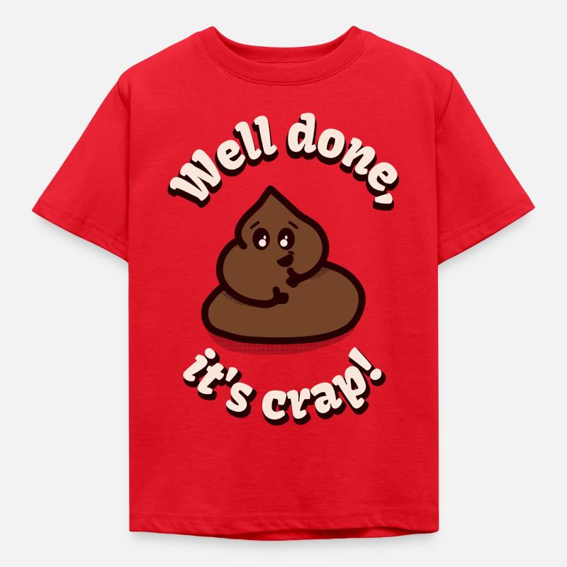 Bravo, c’est de la merde ! - T-shirt Enfant - rouge
