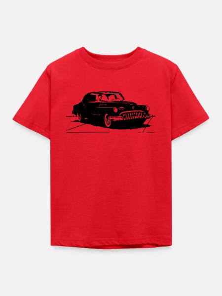Car Auto Fahrzeug Oldtimer - Kinder T-Shirt - Rot