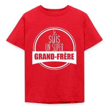 Super grand frère - T-shirt Enfant - rouge - Devant - AI Model Kid Male (0cm)