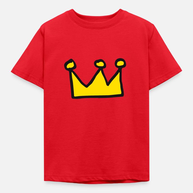 Krone - Kinder T-Shirt - Rot