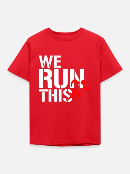 Run - Kinder T-Shirt - Rot