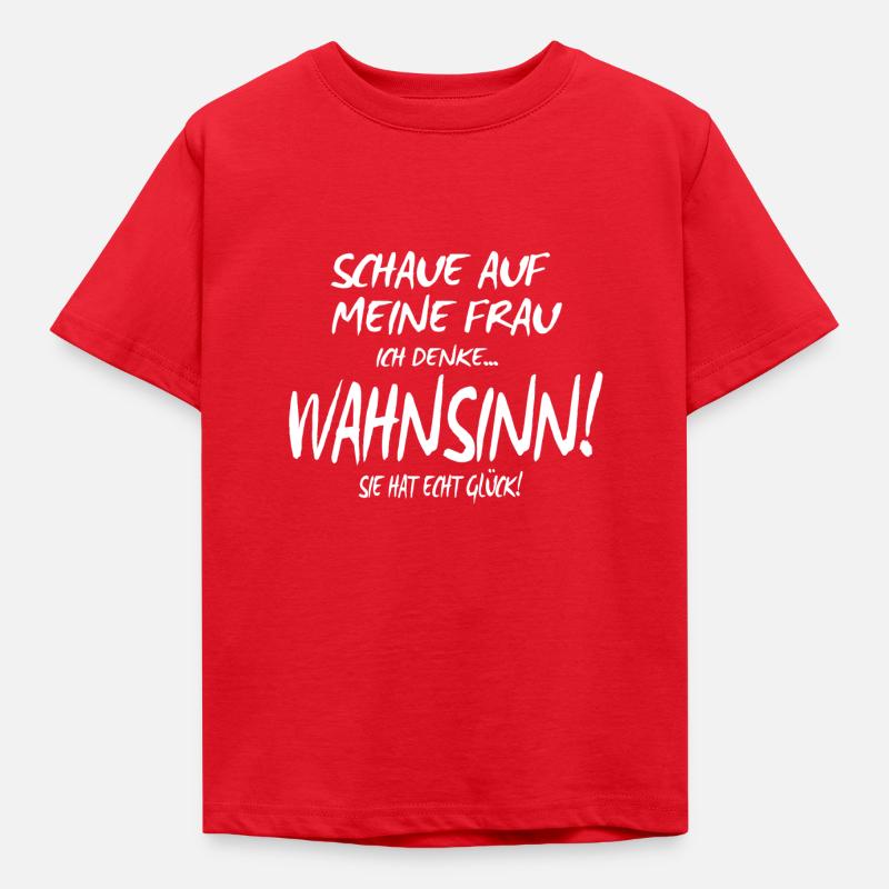 Lustige Sprüche witzig Männer Spruch Geschenk - Kinder T-Shirt - Rot