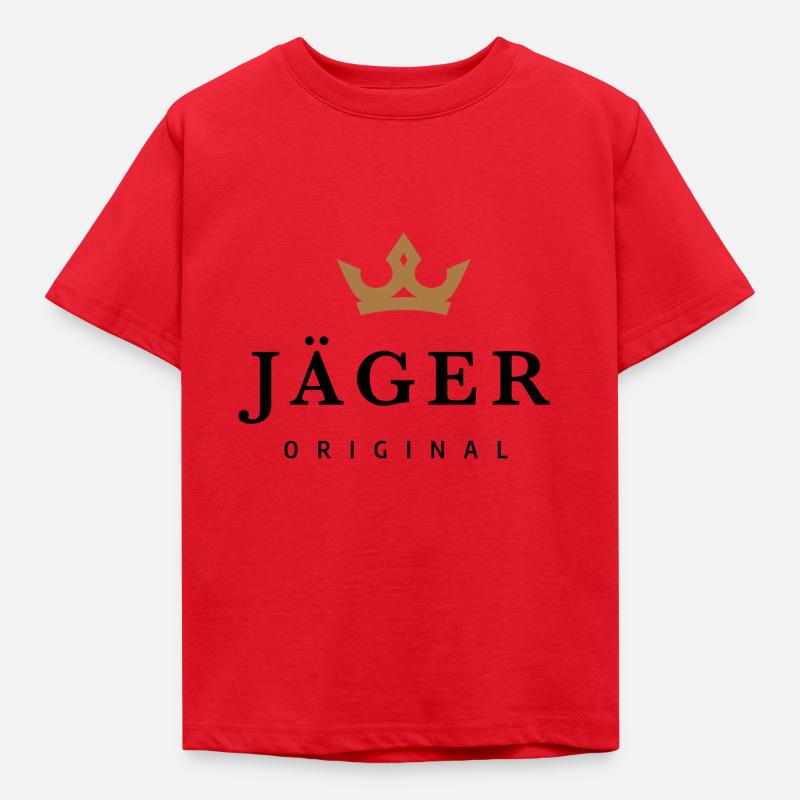 Jäger - Kinder T-Shirt - Rot