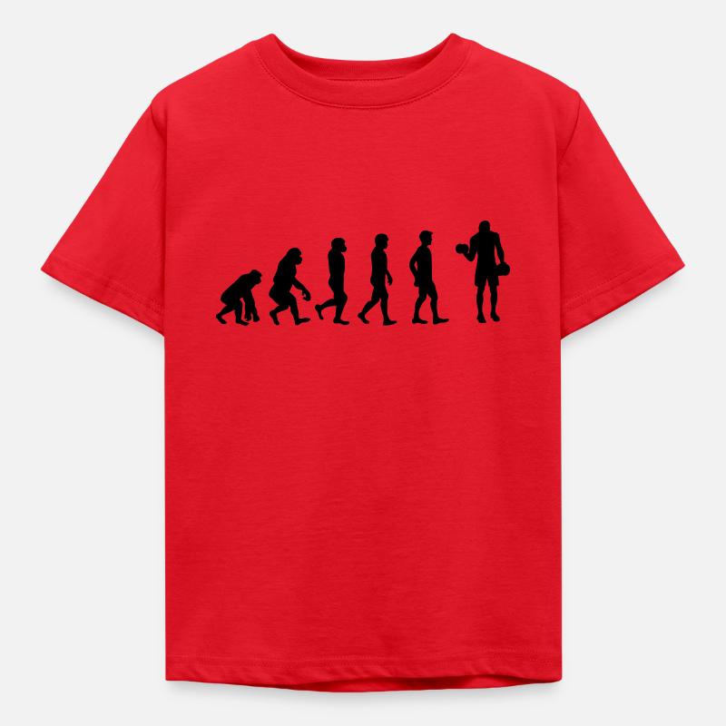 Evolution Fitness - Kinder T-Shirt - Rot