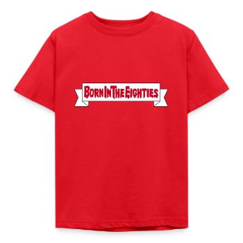 Born in the Eighties - T-shirt Enfant - rouge - Devant - AI Model Kid Male (0cm)