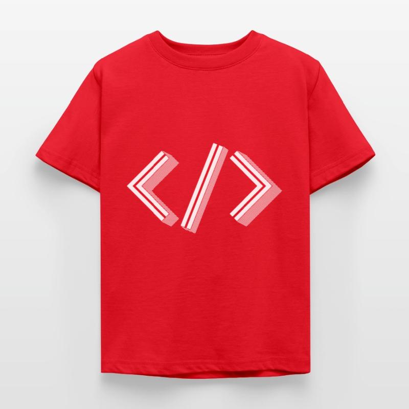 Retro Bracket's - Full Stack Developer HTML XML Kinder T-Shirt